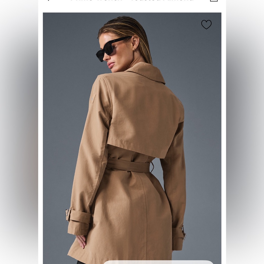 ALO Yoga Women's Tan Trench Coat